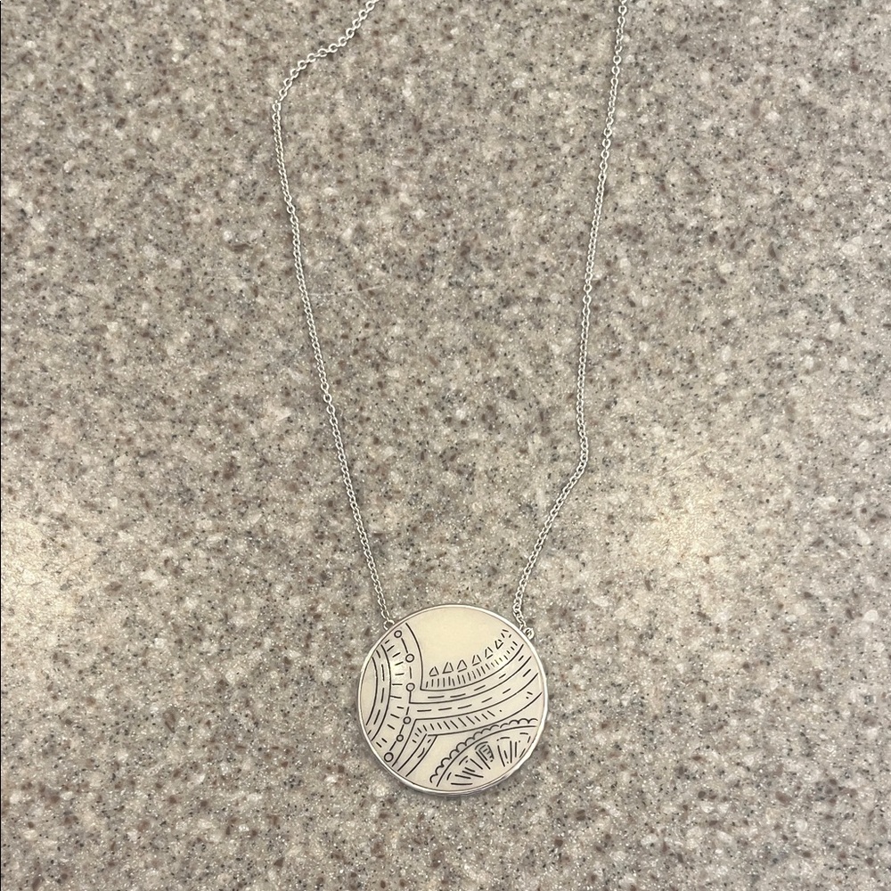 Silpada Silver Artistic Pendant Necklace